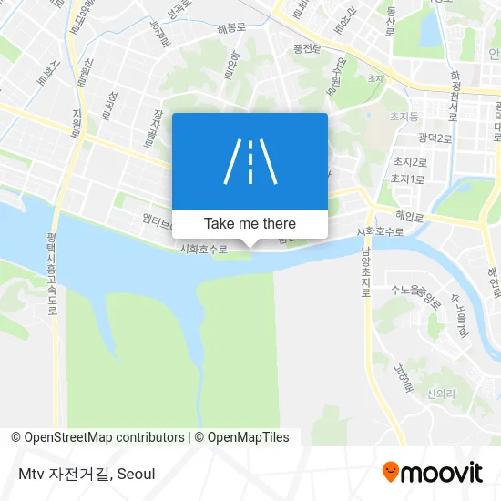 Mtv 자전거길 map