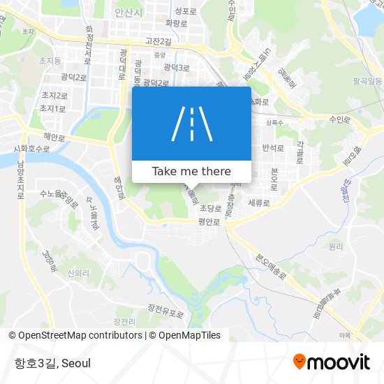 항호3길 map