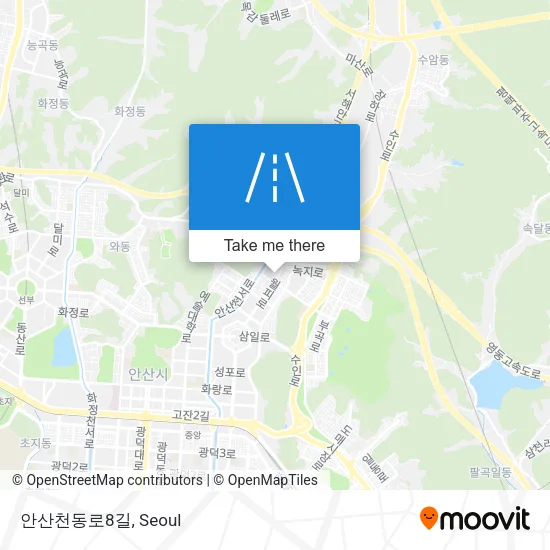 안산천동로8길 map