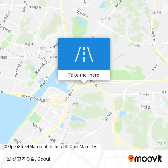 월곶고잔3길 map