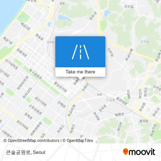 큰솔공원로 map
