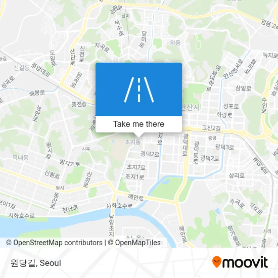 원당길 map