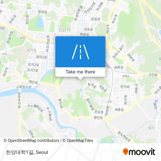 한양대학1길 map