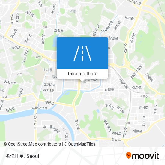 광덕1로 map