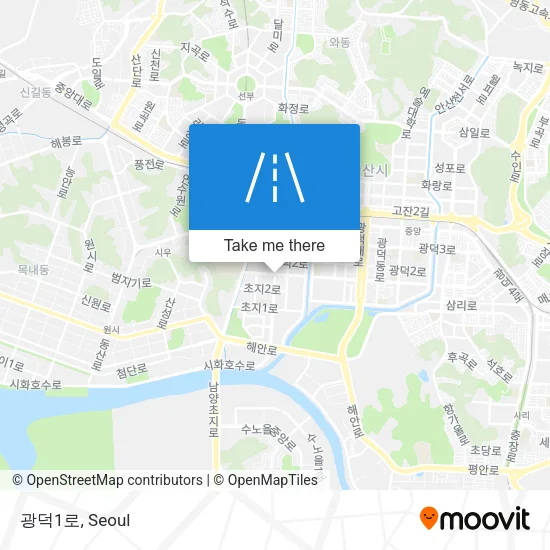 광덕1로 map