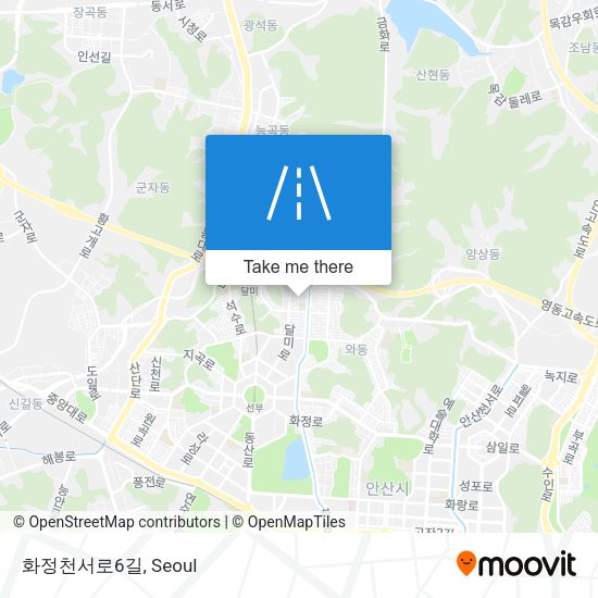 화정천서로6길 map