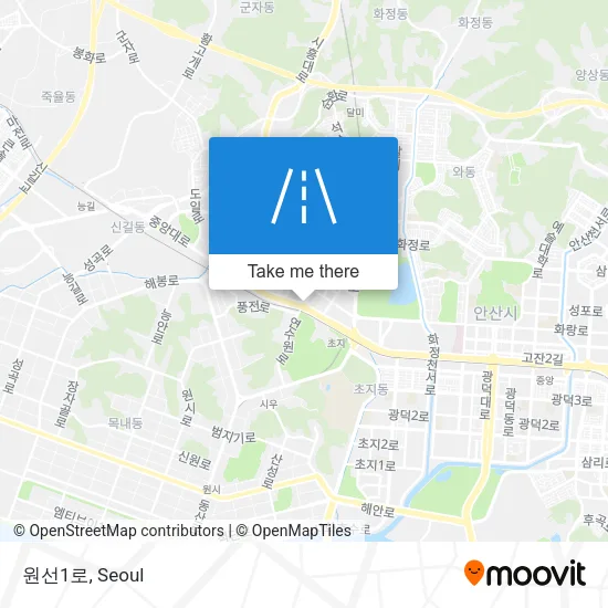 원선1로 map