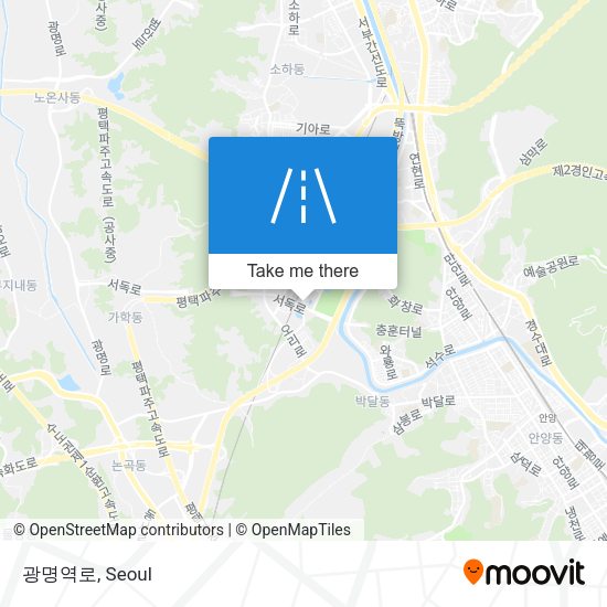 광명역로 map