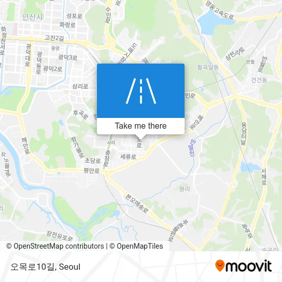 오목로10길 map