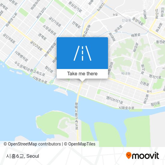 시흥6교 map