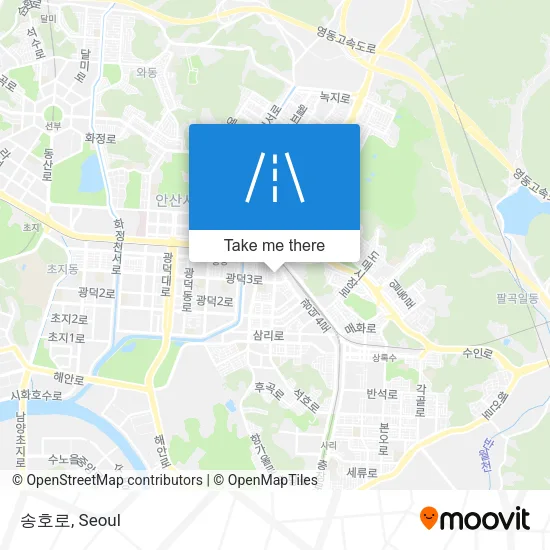송호로 map