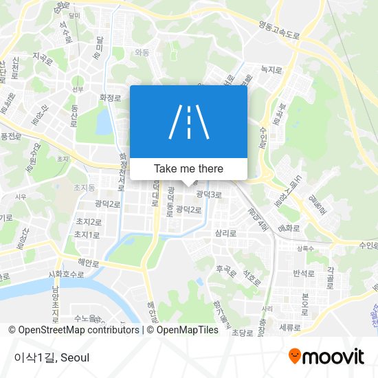 이삭1길 map
