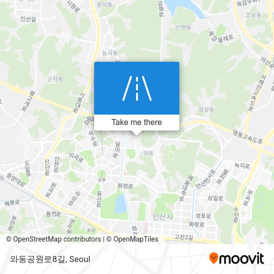 와동공원로8길 map