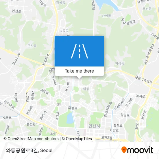 와동공원로8길 map