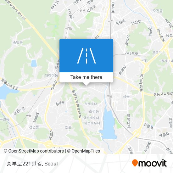 송부로221번길 map