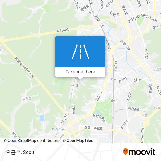 오금로 map