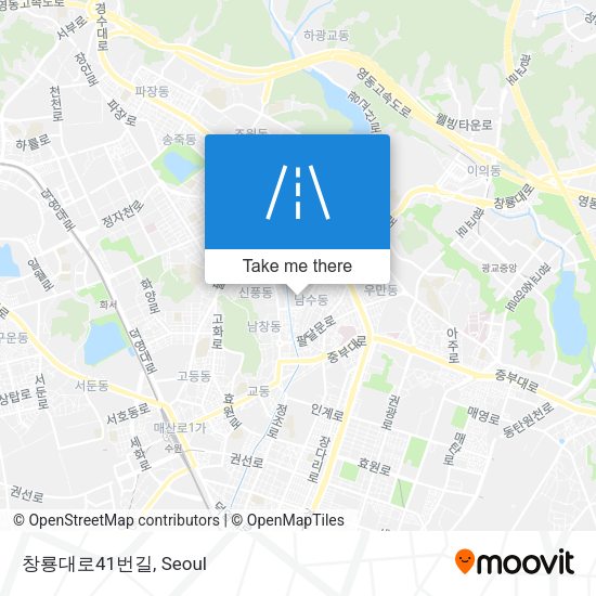 창룡대로41번길 map