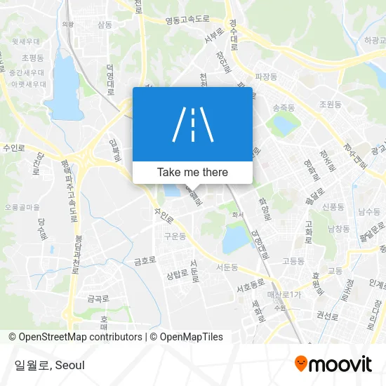 일월로 map