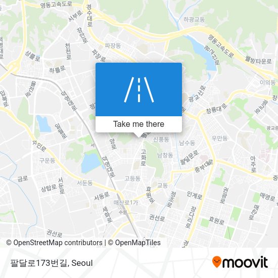 팔달로173번길 map