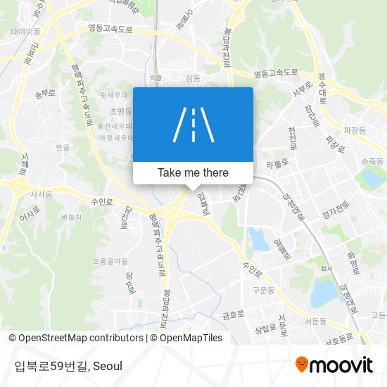 입북로59번길 map