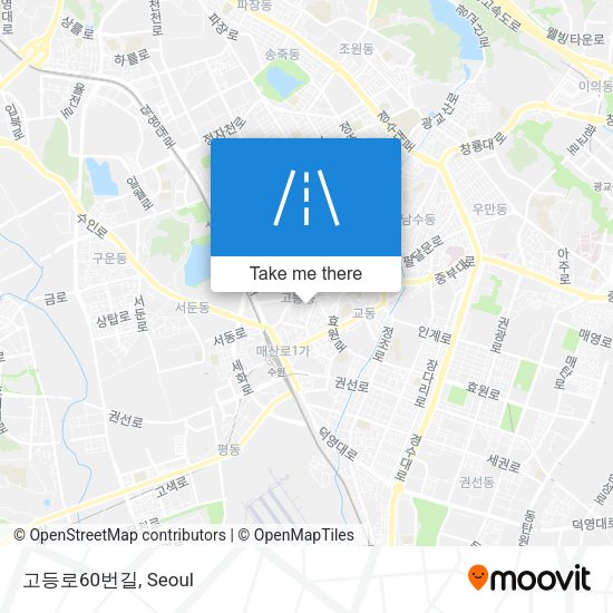 고등로60번길 map