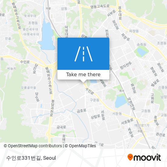 수인로331번길 map