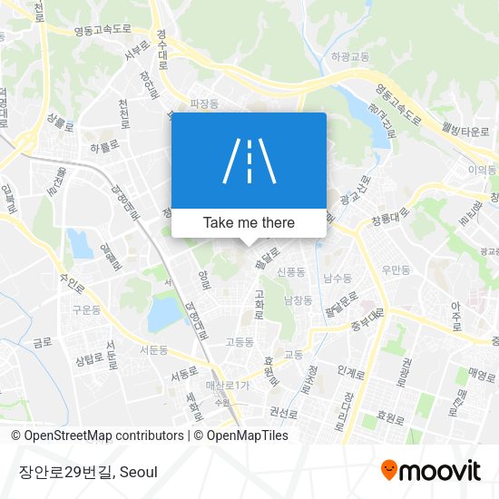 장안로29번길 map