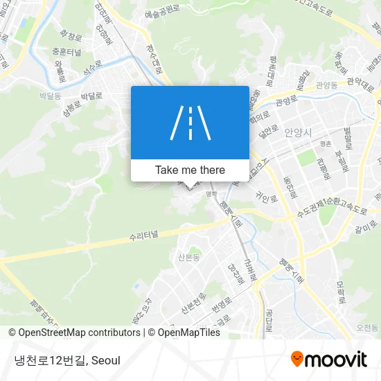 냉천로12번길 map