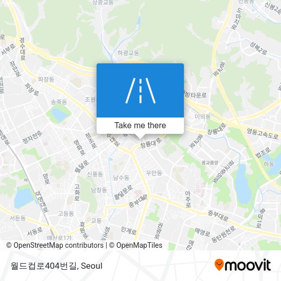 월드컵로404번길 map