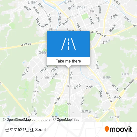 군포로621번길 map