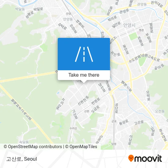 고산로 map
