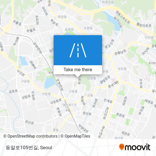 동말로105번길 map