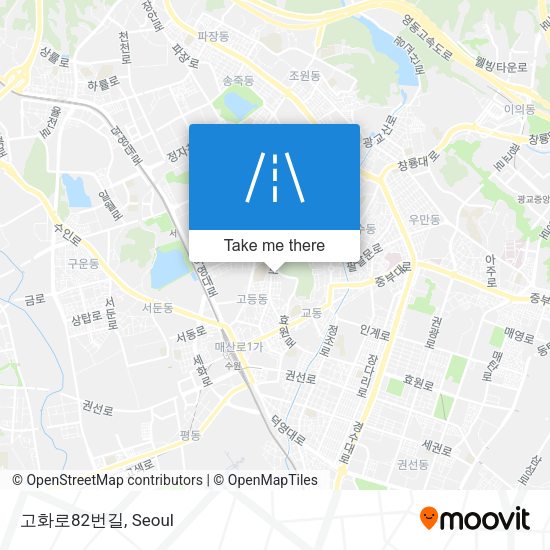 고화로82번길 map