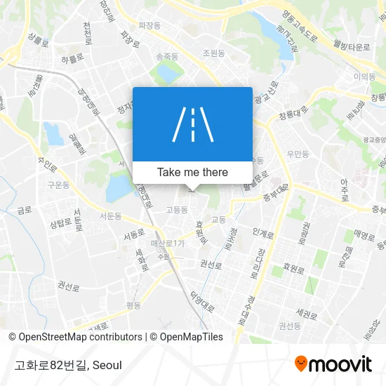 고화로82번길 map
