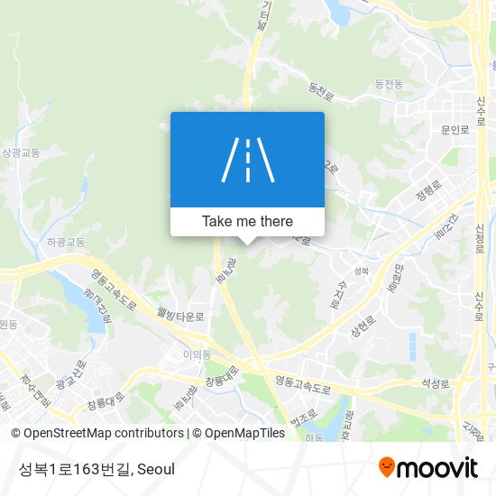 성복1로163번길 map