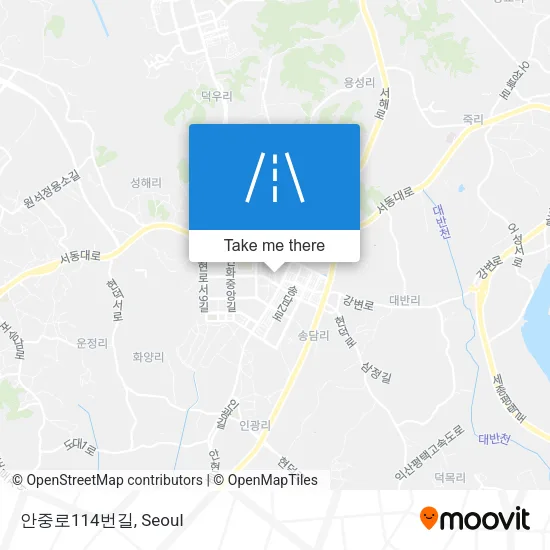 안중로114번길 map