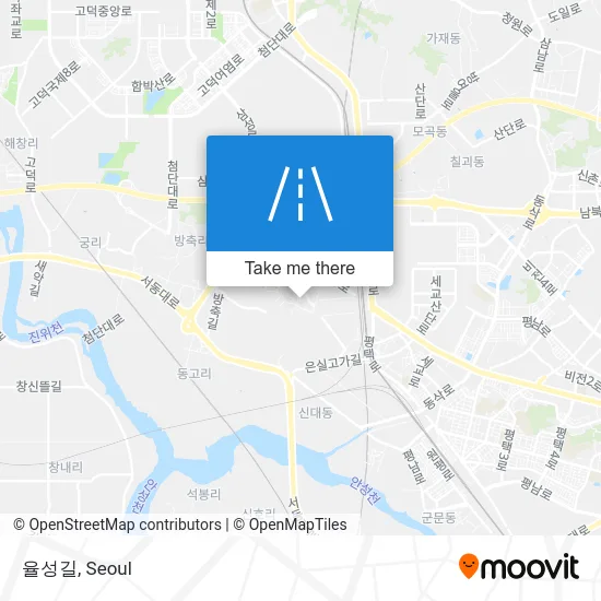 율성길 map