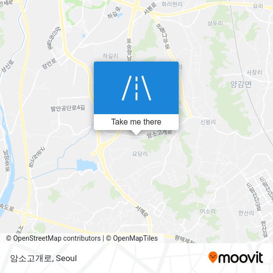 암소고개로 map
