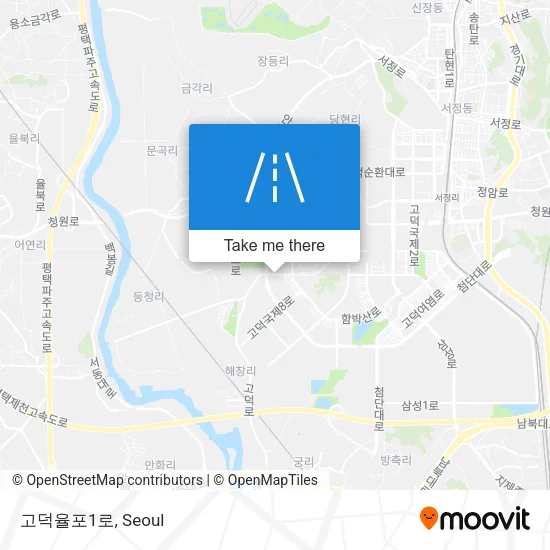 고덕율포1로 map