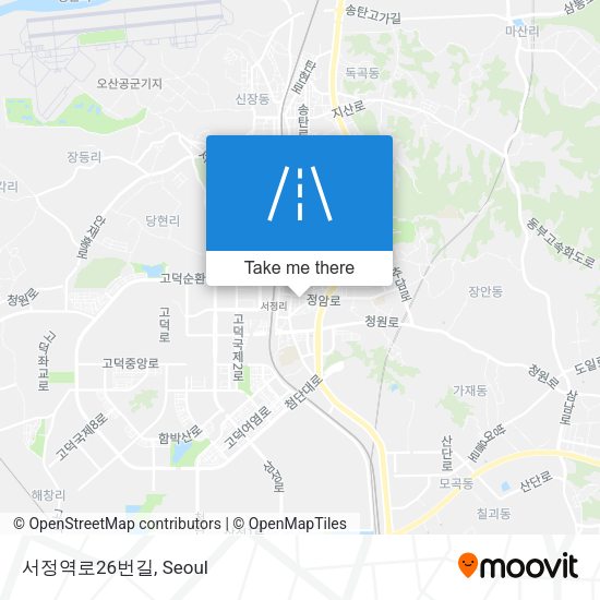 서정역로26번길 map