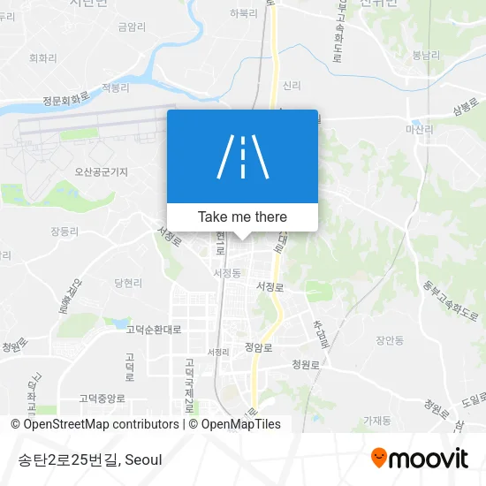 송탄2로25번길 map