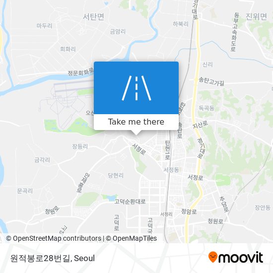 원적봉로28번길 map