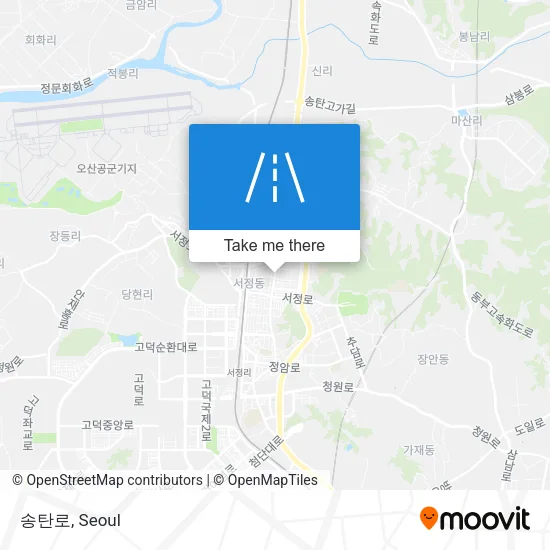송탄로 map
