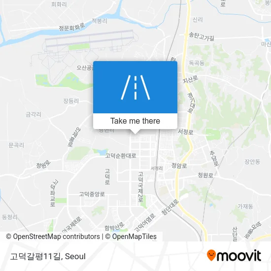 고덕갈평11길 map