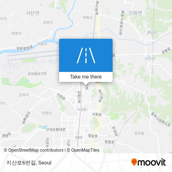 지산로6번길 map