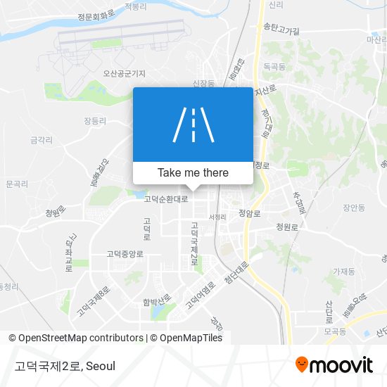 고덕국제2로 map