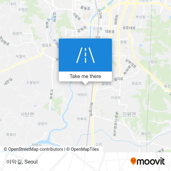 야막길 map