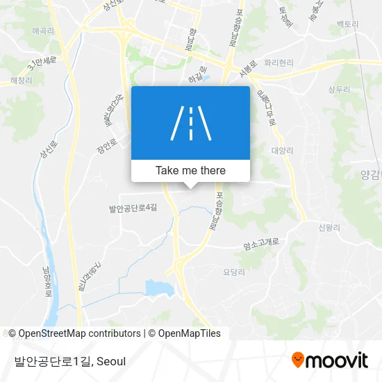 발안공단로1길 map