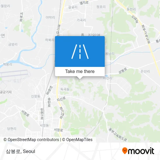 삼봉로 map