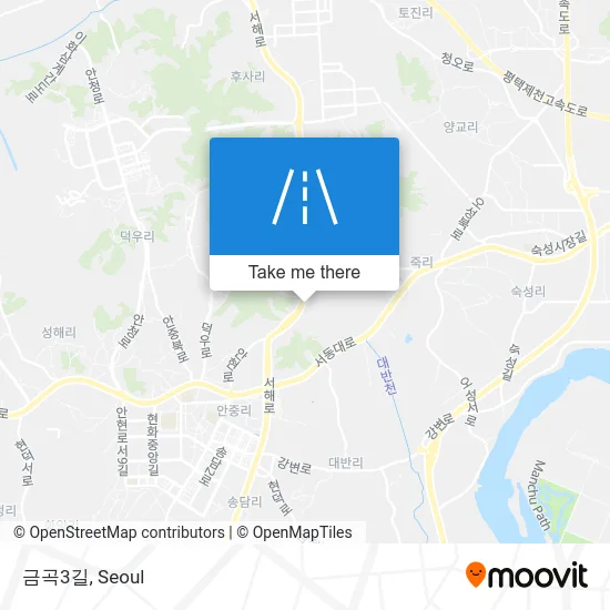 금곡3길 map